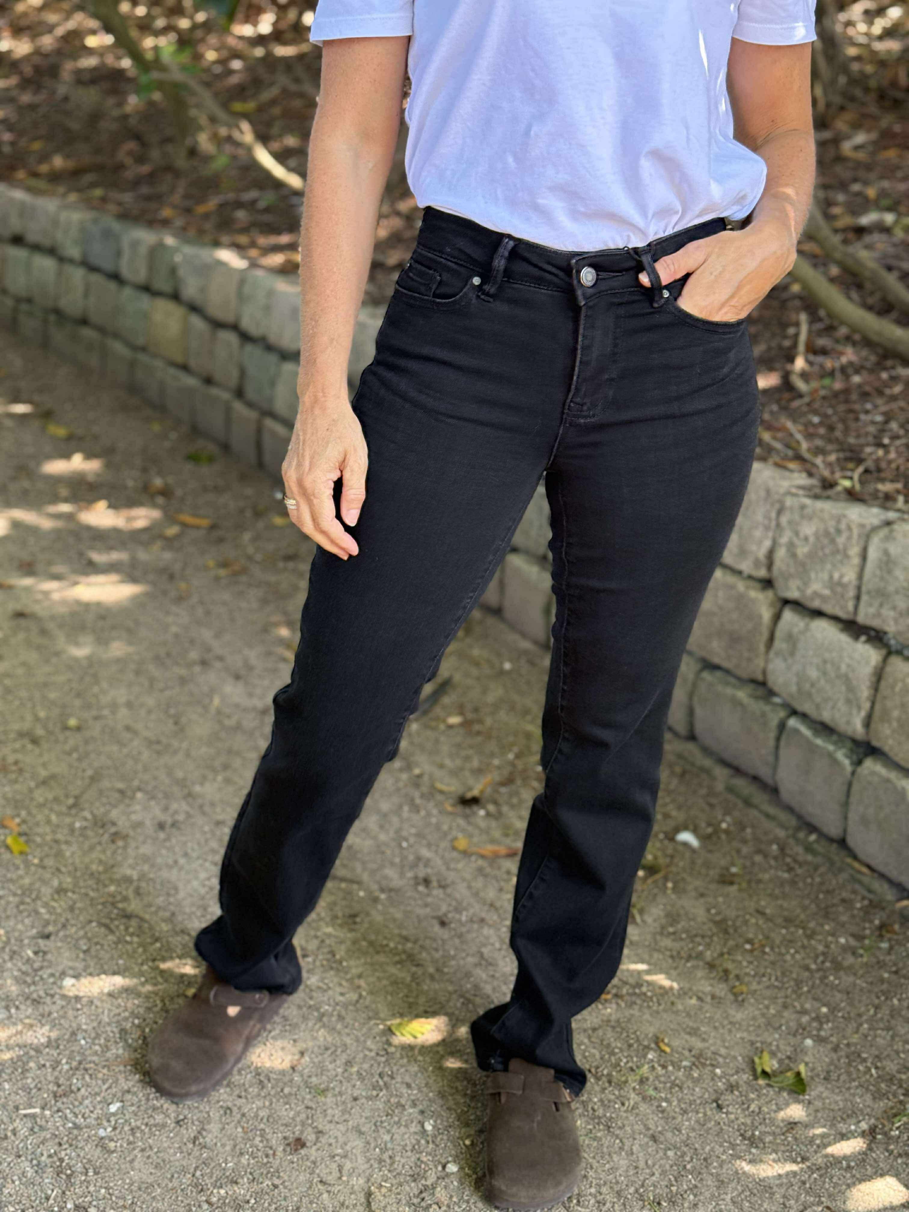 VMFLASH Straight Jeans - Black